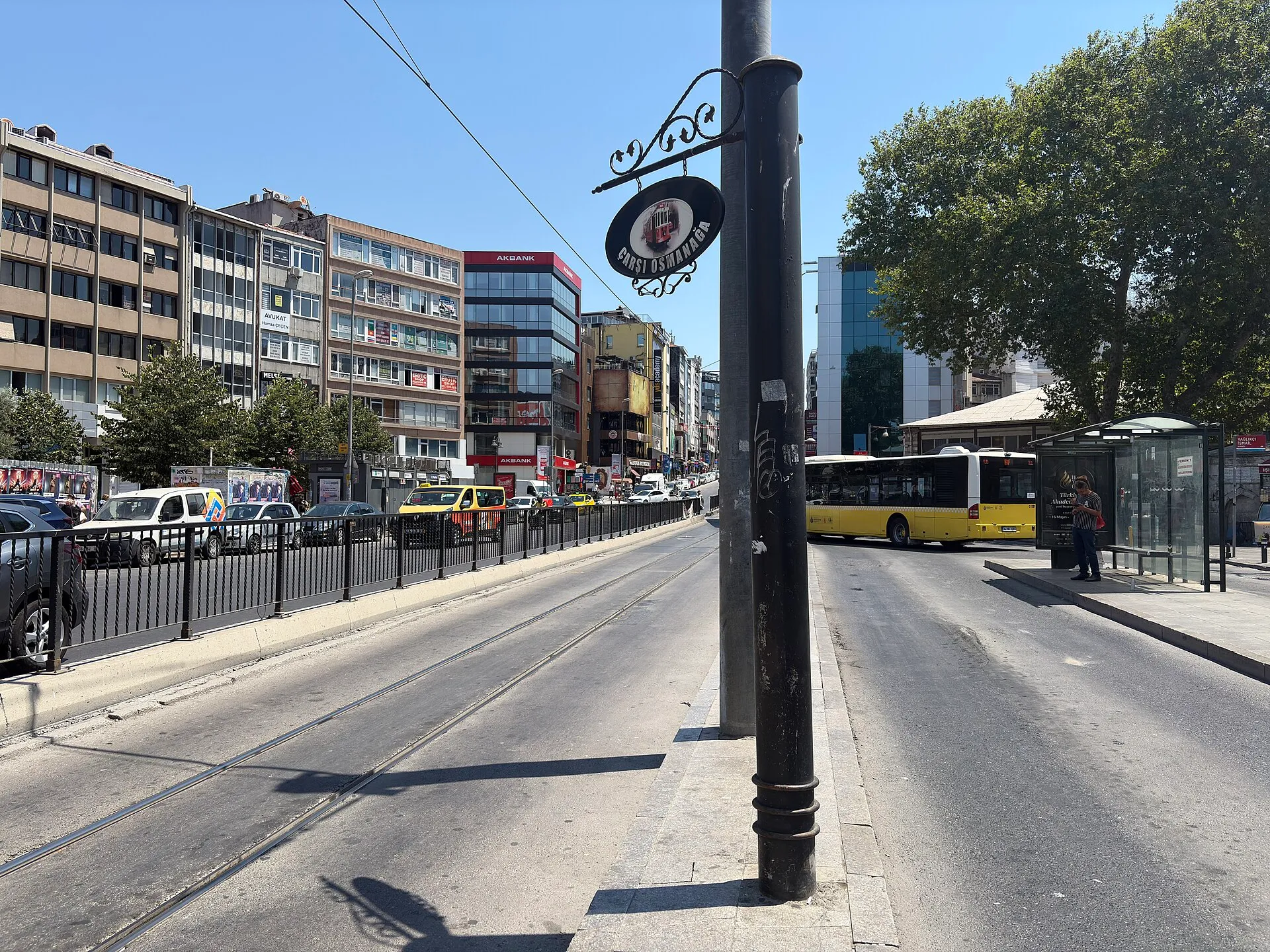Çarşı tramvay durağı, Temmuz 2025