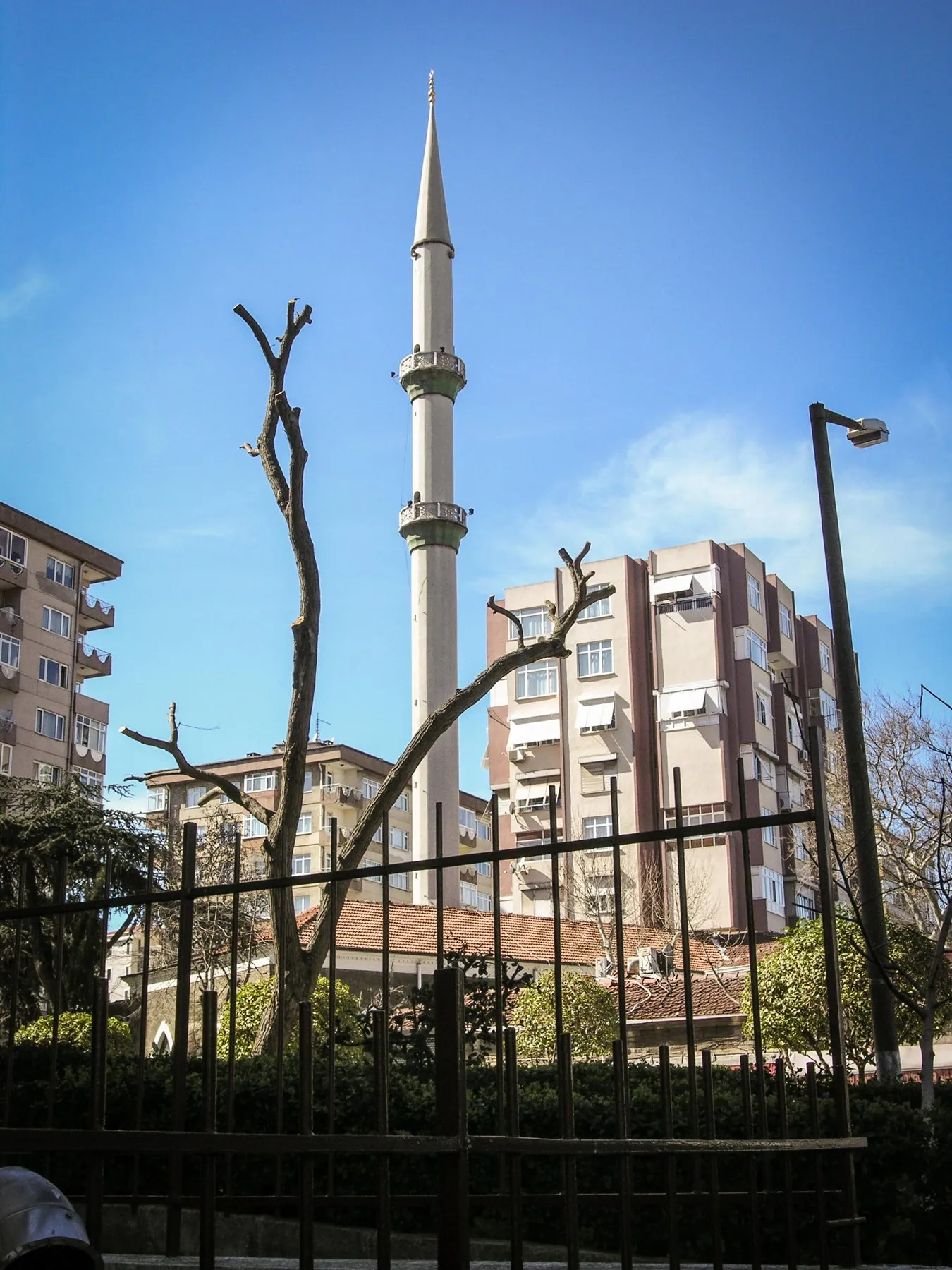 Tütüncü Mehmet Efendi Camii’nin minaresi, Mart 2014