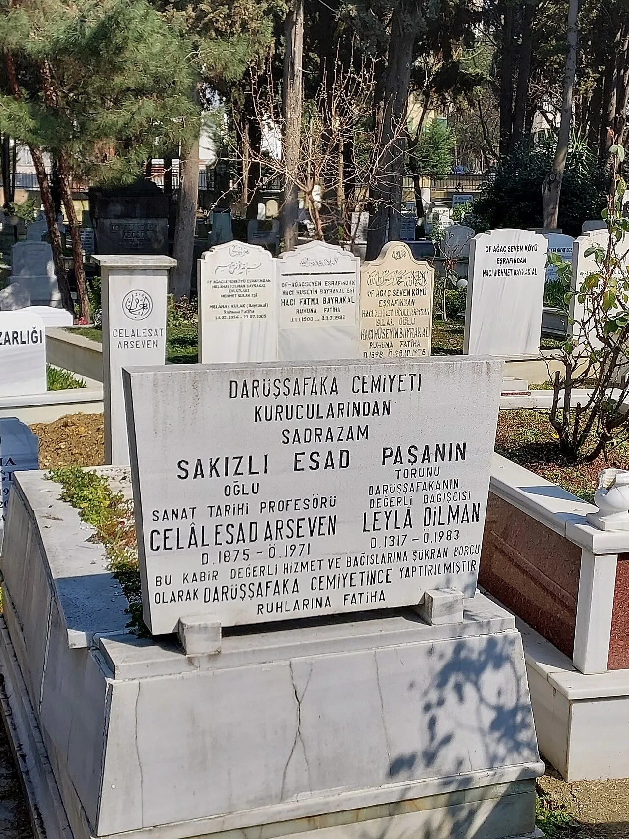 Celâl Esat Arseven’in aile mezarı