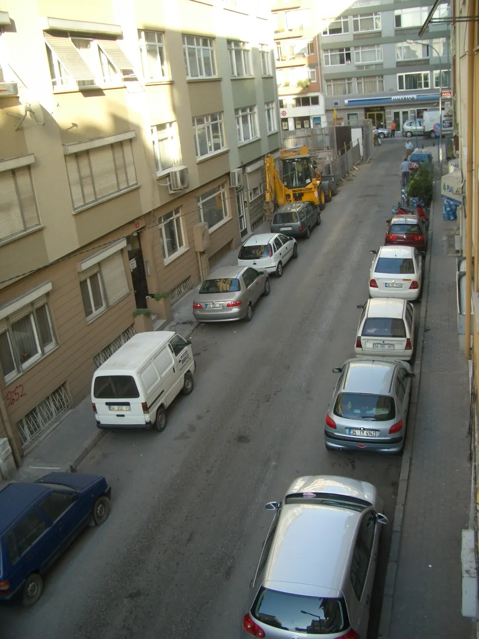 Karakol Sokak’a yukarıdan bakış, Ağustos 2008