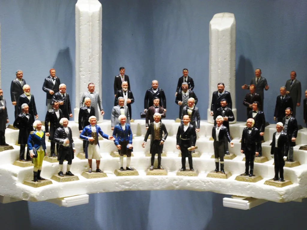 ABD başkanlarının küçük figürleri · Ocak 2013