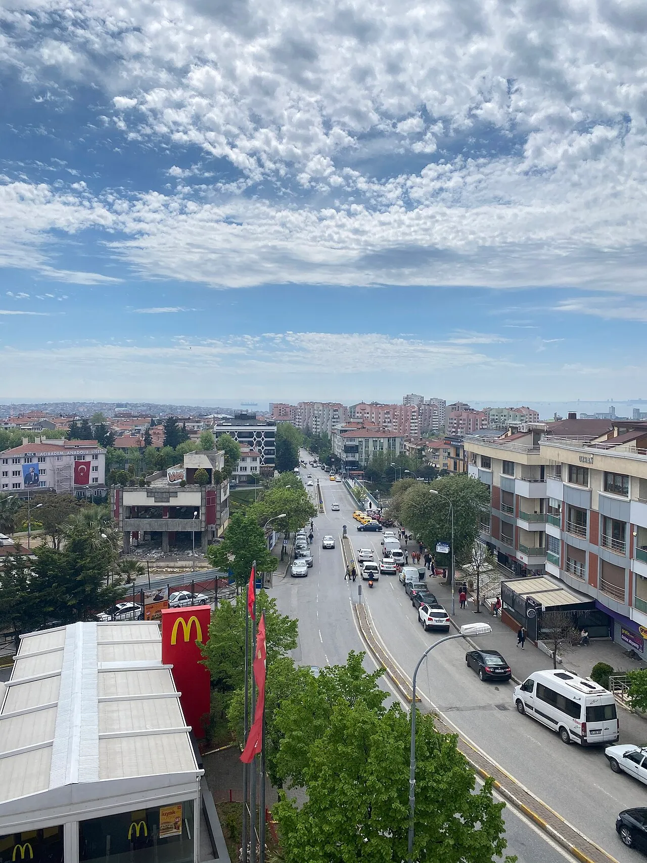 Acıbadem Köprüsü’nden kent görünümü