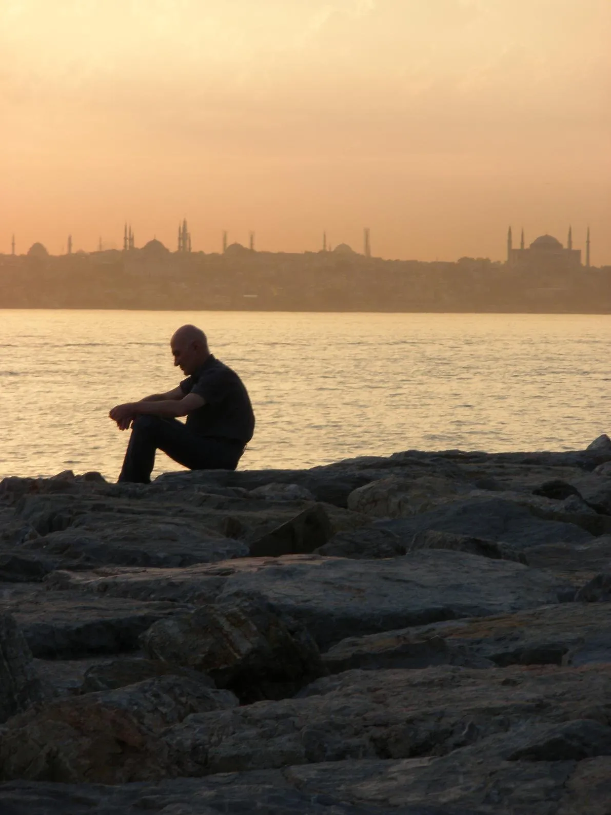 Moda sahilinden karşı kıyıya bakış, 22 Haziran 2009