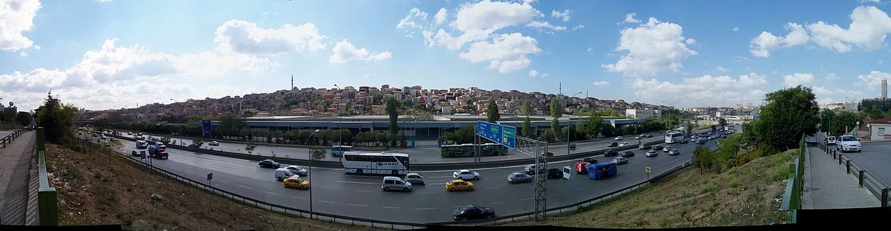 Dumlupınar ve Fikirtepe çevresinin arşiv panoraması