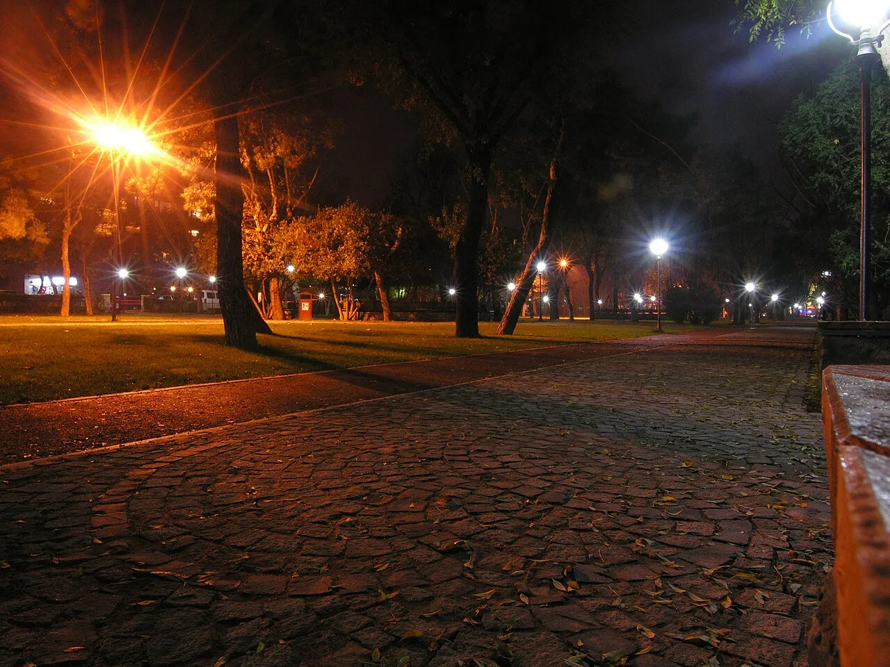Yoğurtçu Parkı’nda akşam · Kasım 2009