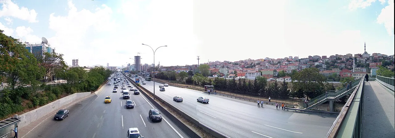 Dumlupınar–Ünalan çevresinde D-100 hattı, arşiv görünümü