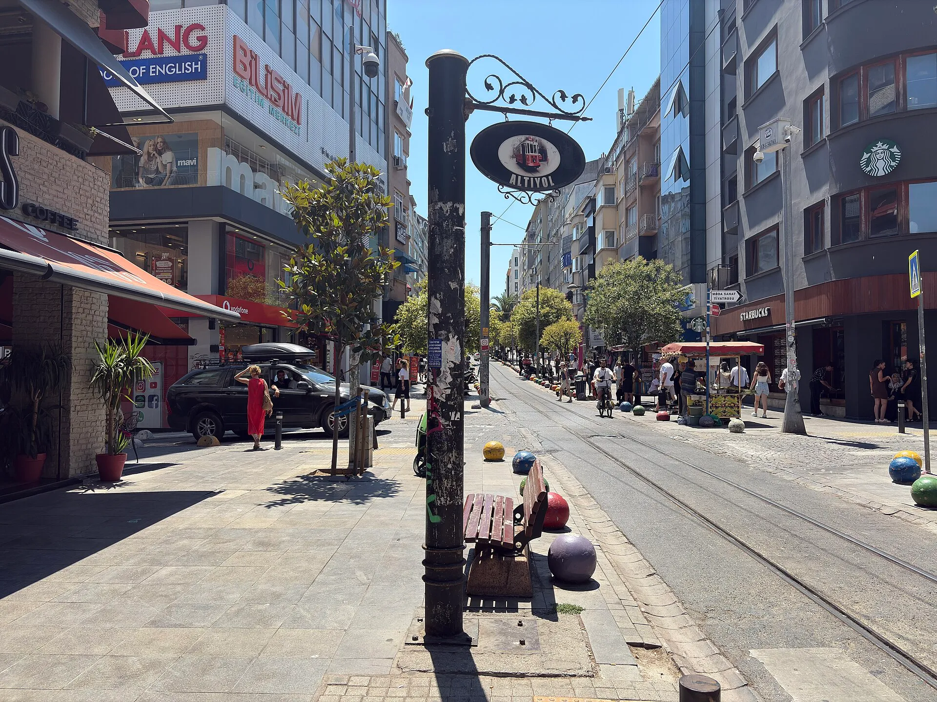 Altıyol tramvay durağı, Temmuz 2025