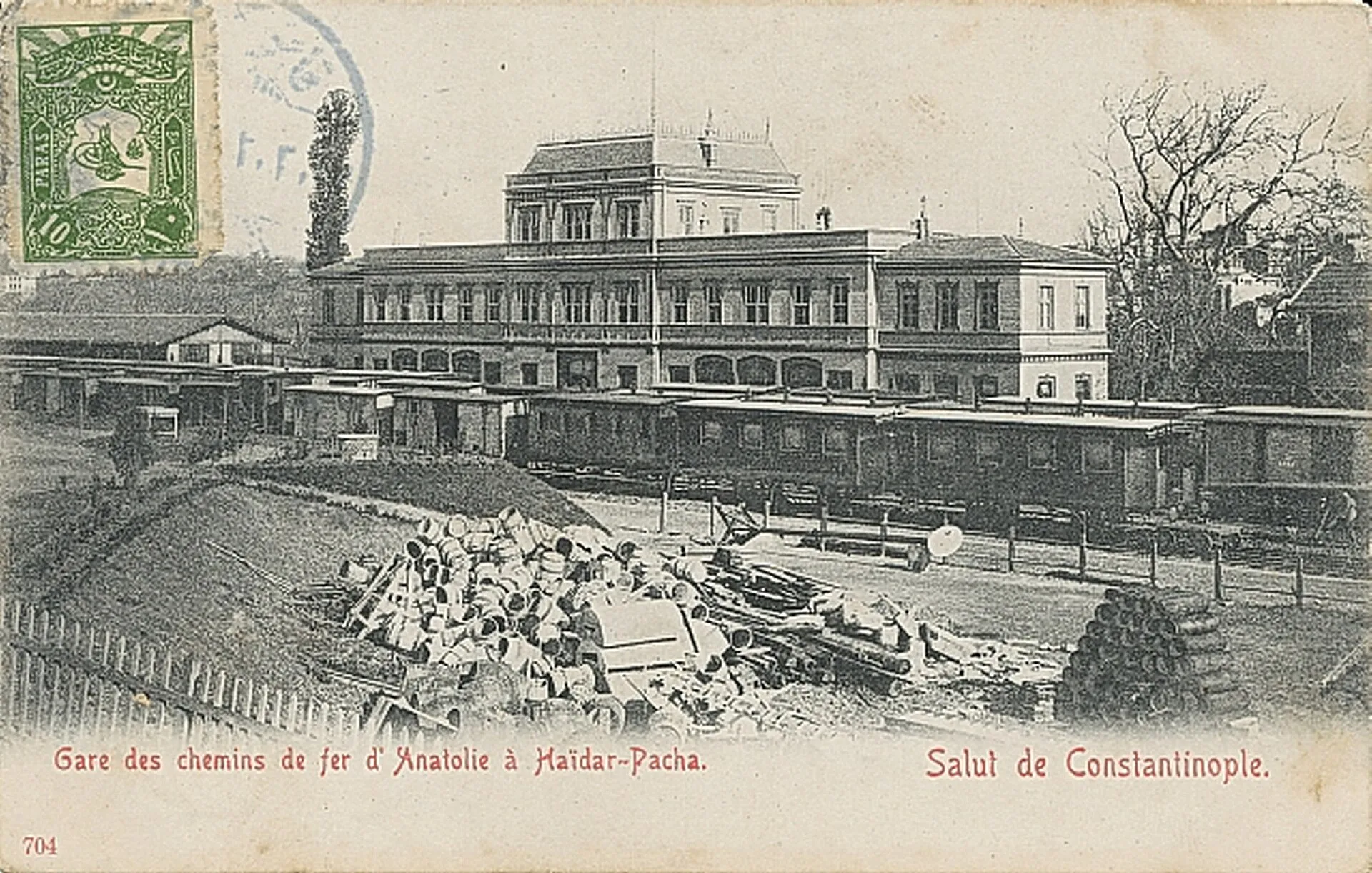 Haydarpaşa’nın ilk istasyon binası, 1890’lar