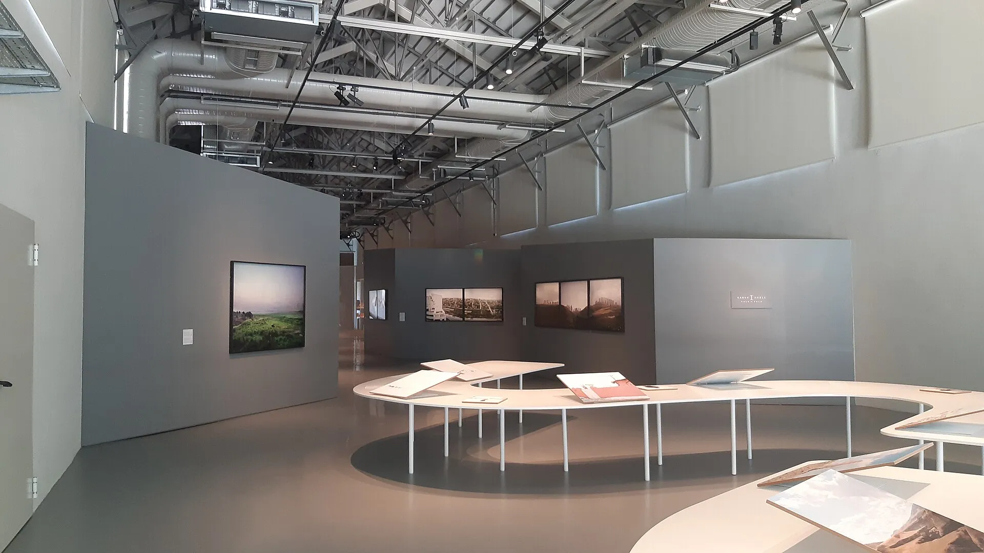 Gazhane’de salon ve çatı, Eylül 2021